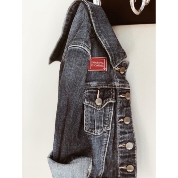 Sharing is Caring Lapel Pin • Custom Accessory - Picture 2 of 7